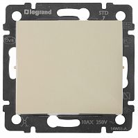 Выключатель кнопочный без рамки Legrand Valena 1-кл. слоновая кость картинка